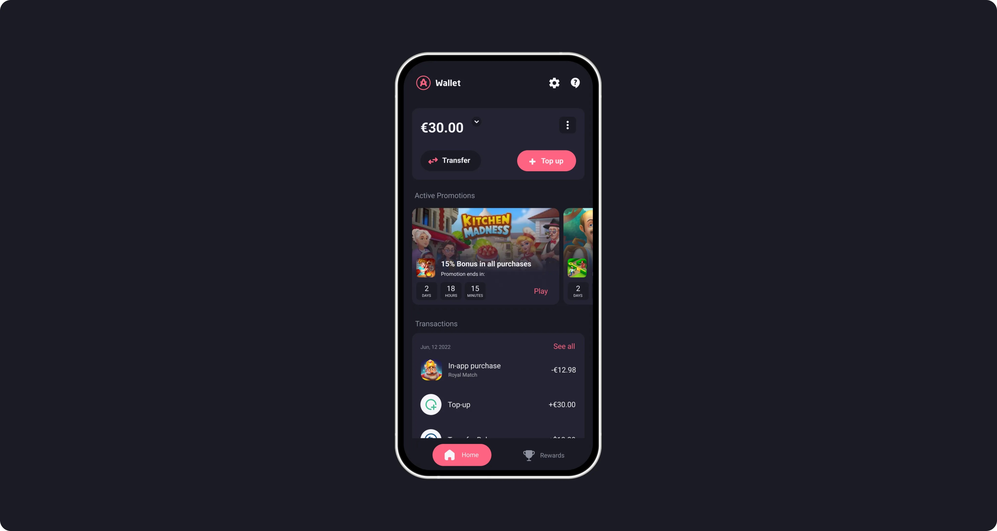 AppCoins Wallet — início